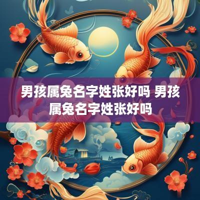 男孩属兔名字姓张好吗 男孩属兔名字姓张好吗