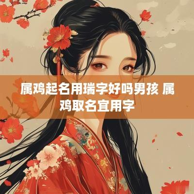 属鸡起名用瑞字好吗男孩 属鸡取名宜用字