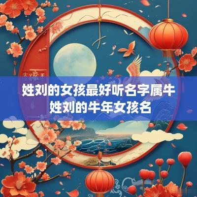 姓刘的女孩最好听名字属牛 姓刘的蛇年女孩名