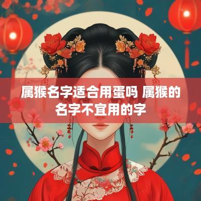 属猴名字适合用蛋吗 属猴的名字不宜用的字