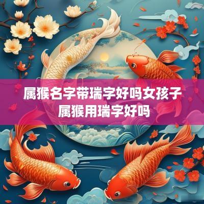 属猴名字带瑞字好吗女孩子 属猴用瑞字好吗