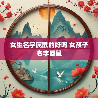 女生名字属鼠的好吗 女孩子名字属鼠