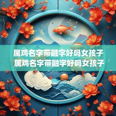 属鸡名字带融字好吗女孩子 属鸡名字带融字好吗女孩子怎么取名