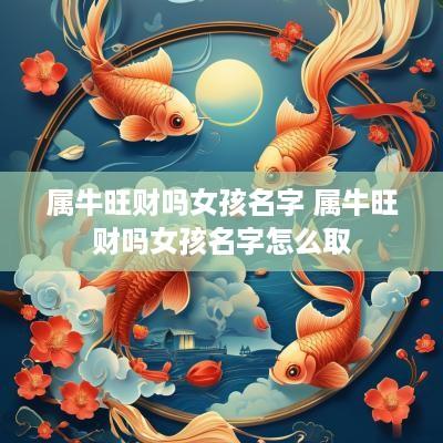 属牛旺财吗女孩名字 属牛旺财吗女孩名字怎么取