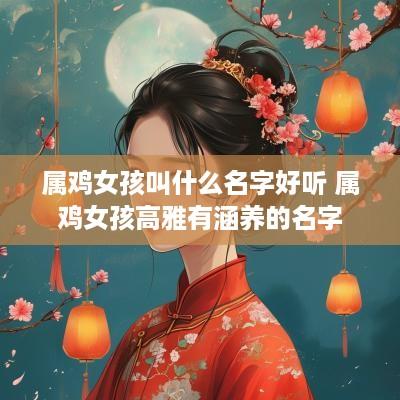 属鸡女孩叫什么名字好听 属鸡女孩高雅有涵养的名字