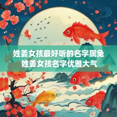 姓姜女孩最好听的名字属兔 姓姜女孩名字优雅大气