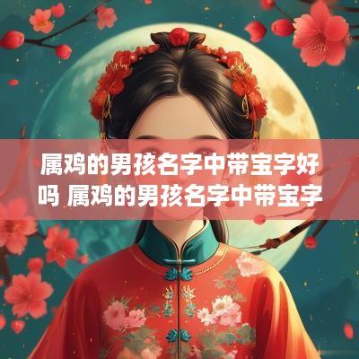 属鸡的男孩名字中带宝字好吗 属鸡的男孩名字中带宝字好吗