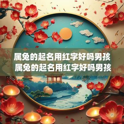 属兔的起名用红字好吗男孩 属兔的起名用红字好吗男孩子