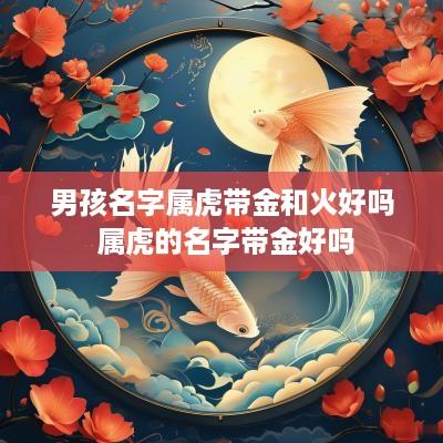男孩名字属虎带金和火好吗 属虎的名字带金好吗