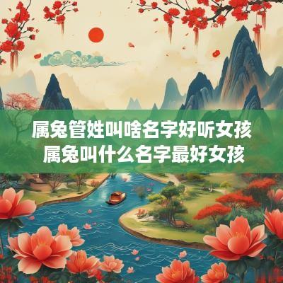 属兔管姓叫啥名字好听女孩 属兔叫什么名字最好女孩