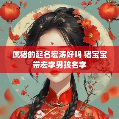 属猪的起名宏涛好吗 猪宝宝带宏字男孩名字