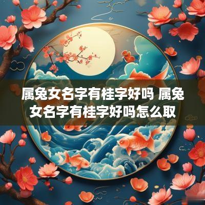 属兔女名字有桂字好吗 属兔女名字有桂字好吗怎么取