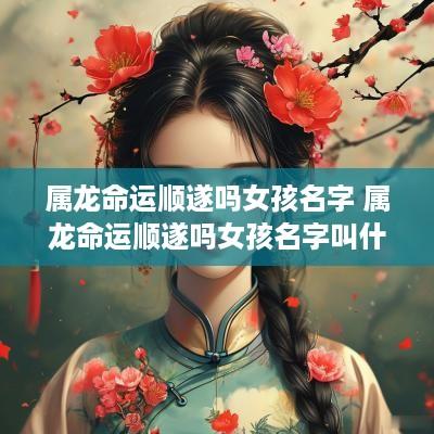属龙命运顺遂吗女孩名字 属龙命运顺遂吗女孩名字叫什么