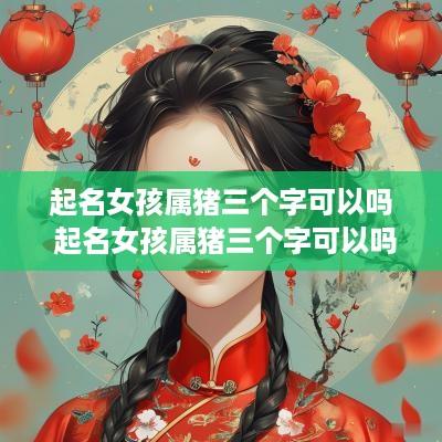 起名女孩属猪三个字可以吗 起名女孩属猪三个字可以吗