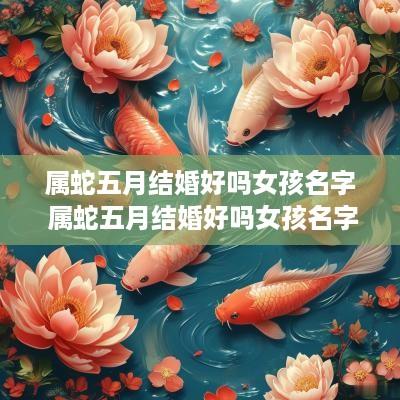 属蛇五月结婚好吗女孩名字 属蛇五月结婚好吗女孩名字大全