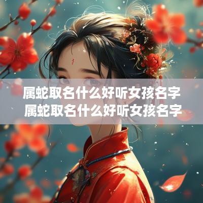 属蛇取名什么好听女孩名字 属蛇取名什么好听女孩名字两个字