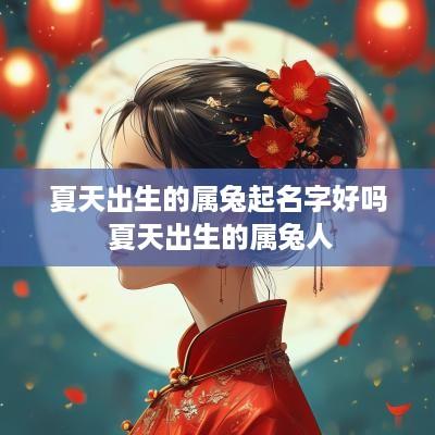 夏天出生的属兔起名字好吗 夏天出生的属兔人