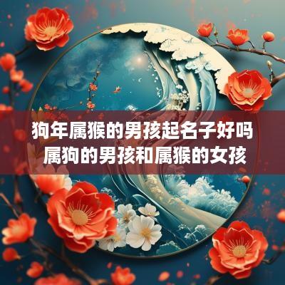 狗年属猴的男孩起名子好吗 属狗的男孩和属猴的女孩