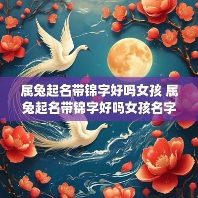 属兔起名带锦字好吗女孩 属兔起名带锦字好吗女孩名字