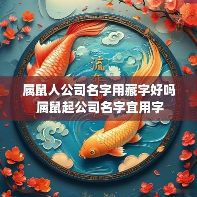 属鼠人公司名字用藏字好吗 属鼠起公司名字宜用字