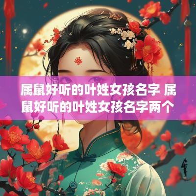 属鼠好听的叶姓女孩名字 属鼠好听的叶姓女孩名字两个字