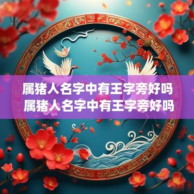 属猪人名字中有王字旁好吗 属猪人名字中有王字旁好吗怎么读