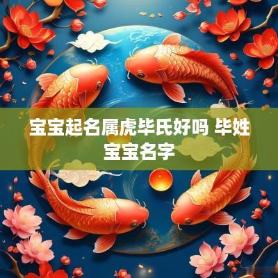 宝宝起名属虎毕氏好吗 毕姓宝宝名字