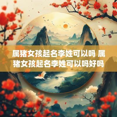 属猪女孩起名李姓可以吗 属猪女孩起名李姓可以吗好吗