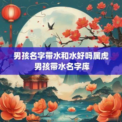 男孩名字带水和水好吗属虎 男孩带水名字库