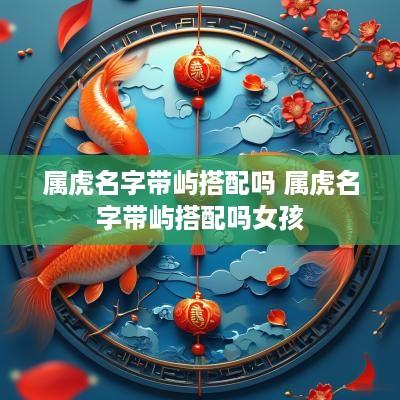 属虎名字带屿搭配吗 属虎名字带屿搭配吗女孩