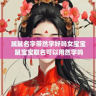 属鼠名字带然字好吗女宝宝 鼠宝宝取名可以用然字吗