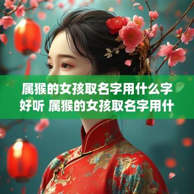 属猴的女孩取名字用什么字好听 属猴的女孩取名字用什么字好听又吉祥