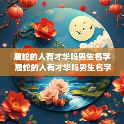 属蛇的人有才华吗男生名字 属蛇的人有才华吗男生名字大全