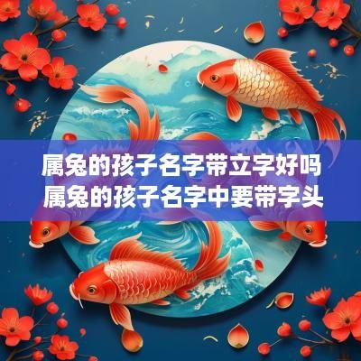 属兔的孩子名字带立字好吗 属兔的孩子名字中要带字头
