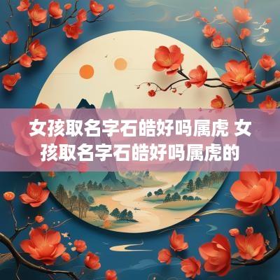 女孩取名字石皓好吗属虎 女孩取名字石皓好吗属虎的