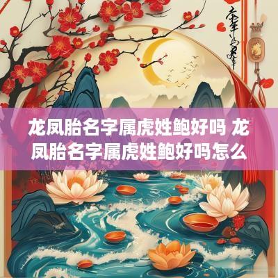龙凤胎名字属虎姓鲍好吗 龙凤胎名字属虎姓鲍好吗怎么取