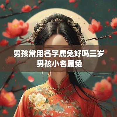 男孩常用名字属兔好吗三岁 男孩小名属兔
