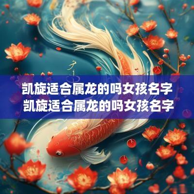 凯旋适合属龙的吗女孩名字 凯旋适合属龙的吗女孩名字怎么取