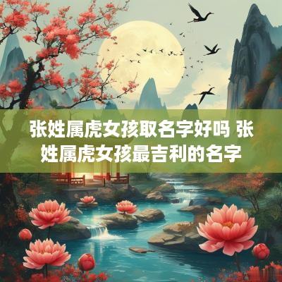 张姓属虎女孩取名字好吗 张姓属虎女孩最吉利的名字