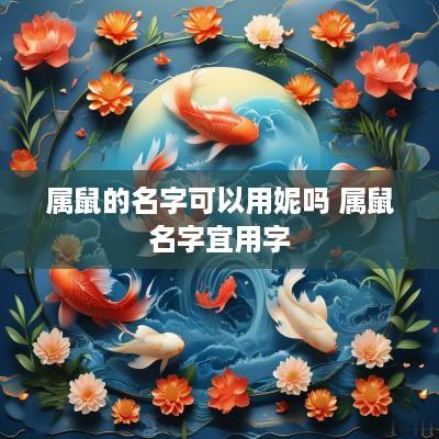 属鼠的名字可以用妮吗 属鼠名字宜用字