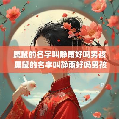 属鼠的名字叫静雨好吗男孩 属鼠的名字叫静雨好吗男孩子