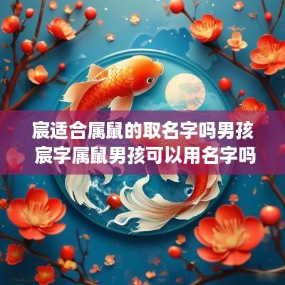 宸适合属鼠的取名字吗男孩 宸字属鼠男孩可以用名字吗?