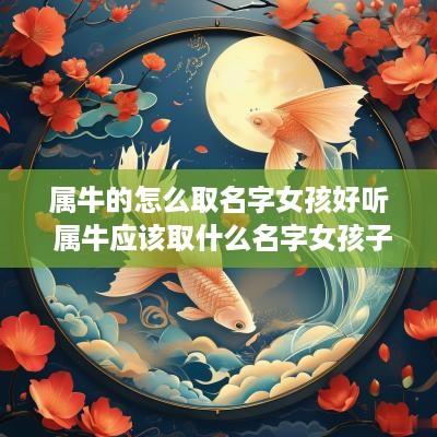 属牛的怎么取名字女孩好听 属牛应该取什么名字女孩子