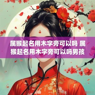 属猴起名用木字旁可以吗 属猴起名用木字旁可以吗男孩