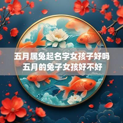 五月属兔起名字女孩子好吗 五月的兔子女孩好不好