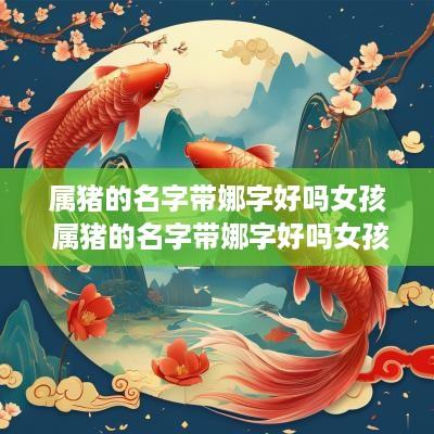 属猪的名字带娜字好吗女孩 属猪的名字带娜字好吗女孩子