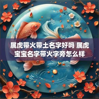 属虎带火带土名字好吗 属虎宝宝名字带火字旁怎么样