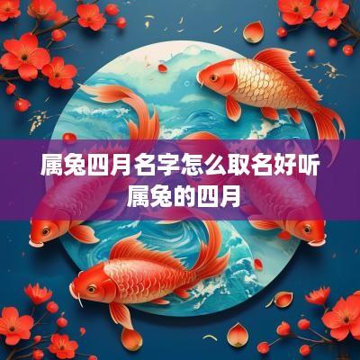 属兔四月名字怎么取名好听 属兔的四月