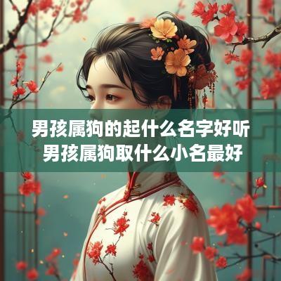 男孩属狗的起什么名字好听 男孩属狗取什么小名最好