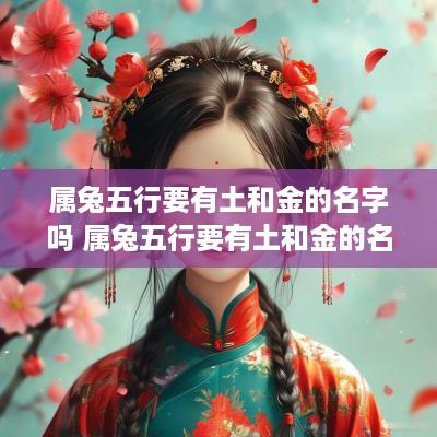 属兔五行要有土和金的名字吗 属兔五行要有土和金的名字吗女孩